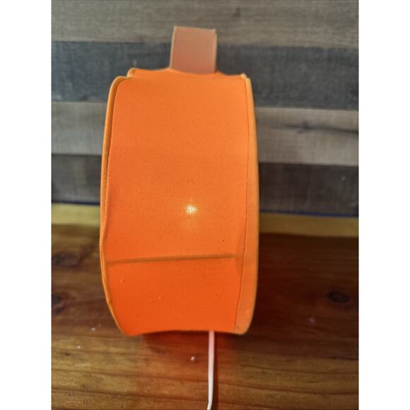 Trendmasters 1999 Fabric Halloween Jack-O-Lantern Pumpkin Electric Light Up - Picture 7 of 9